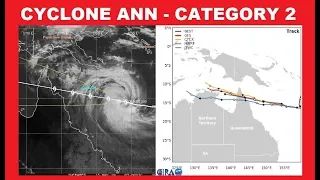 AUSTRALIA CYCLONE ANN CATEGORY 2 WEATHER WARNINGS & TIMELINE UPDATE (13/05/2019)