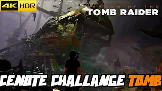 Shadow of the Tomb Raider - CENOTE CHALLENGE TOMB PUZZLE SOLUTION [PS5 4K - 60FPS]