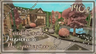 Bloxburg Build || Traditional Japanese House [no gamepass] 140k // 80k