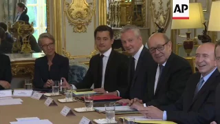 New French cabinet meet for first time