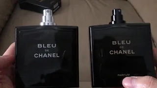 bleu de chanel parfum vs bleu de chanel edt