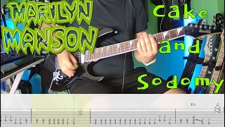 Marilyn Manson - Cake and Sodomy |Guitar Cover| |Tab|