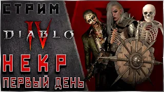 Некромант - Первый день - Open Beta Test Diablo IV - Открытая Бета Тест Диабло 4 - Стрим