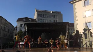 Burkina Faso dance. International Folklore Festival in Fribourg, Switzerland (2018).