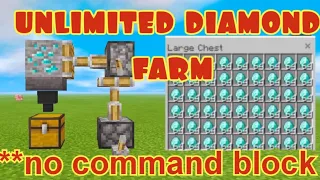 How to make diamond farm in  minecraft (no command block)