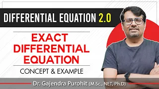 Differential Equation | Exact Differential Equation - Concept & Example By GP Sir