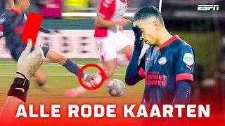 Alle directe RODE KAARTEN in de Eredivisie 2023 🟥