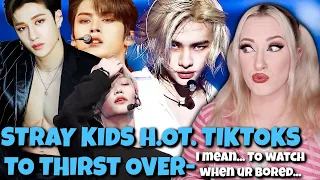 Stray Kids H.O.T tiktoks to thirst ove- i mean to watch when ur bored 😊REACTION! | THIRSTDAY #23