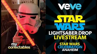 Veve Star Wars Lightsaber Drop Livestream! Star Wars Celebration Anaheim