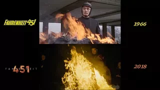 Fahrenheit 451 (1966/2018) Side-by-Side Comparison