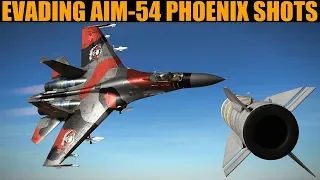 Combat: Evade Dodge Aim-54 Phoenix Missiles Tutorial | DCS WORLD