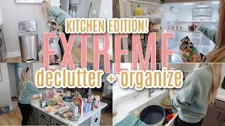 EXTREME ORGANIZE AND DECLUTTER // KITCHEN EDITION // CLEAN WITH ME // TYPICALLY KATIE