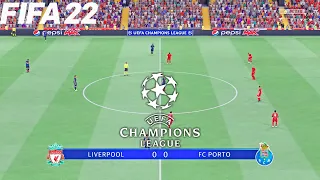 FIFA 22 | Liverpool vs FC Porto - 2021/22 UEFA Champions League - Full Match & Gameplay