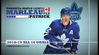 Patrick Marleau (#12) ● ALL 16 Goals 2018-19 Season (HD)