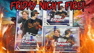 Friday Night Fire! 2023 Topps Chrome Breakers Delight, Jumbo & Hobby Boxes!!!