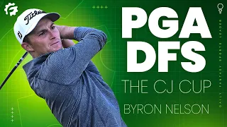 DRAFTKINGS PGA DFS FIRST LOOK THIS WEEK (The CJ Cup Byron Nelson)