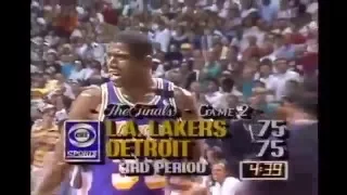 Magic Johnson Suffers Series-Ending Hamstring Injury in 1989 NBA Finals