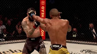 Shane Burgos vs Edson Barboza K.O. Slow Motion