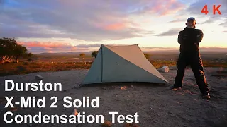 Durston X-Mid 2P Solid Condensation Test