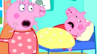 Peppa Pig Sick - Peppa and Roblox Piggy Funny Animation