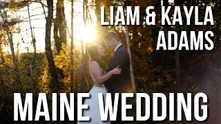 GORGEOUS Fall Maine Wedding Video | Liam & Kayla Adams - 10/17/2020 - 4K