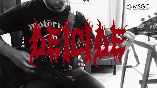 Deicide - I am no one guitar cover including solo and vocal cover