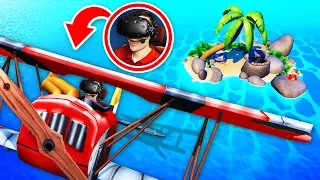 Escaping The VR ISLAND With HACKED AIRPLANE (Funny Island Time VR Gameplay)