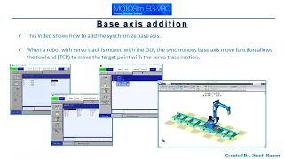 05 Base Axis Addition of Yaskawa Robot in MotoSim EG-VRC