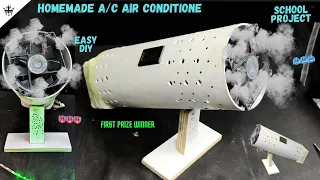 DIY Fast freezing Ac | How to make fast cooling freezing Ac Air Conditioner at home #viral