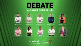 ((Al Aire)) Debate de candidatos a la Alcaldía de Medellín 2023 | Teleantioquia