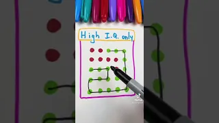 ONLY HIGH IQ🤓🤓😜  #shorts #tiktok #trend #wow #iq #genius #puzzle