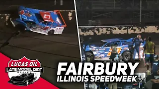 Drama For The Lead | Lucas Oil Late Model Dirt Series at Fairbury Speedway