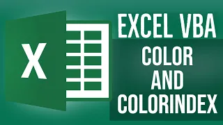 Excel VBA Tutorial for Beginners 9 - Color and ColorIndex properties in Excel VBA