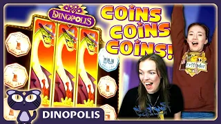 Can the Coins give us a Big Win on Dinopolis?