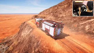 Fire engine to the rescue | My Truck Game | Early access gameplay | Thrustmaster TX