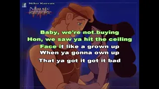 SUSAN EGAN - I WON'T SAY I'M IN LOVE (MOVIE HERCULES OST) karaoke