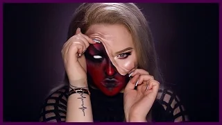 DEMON - Pulled Up Skin Halloween Makeup Tutorial