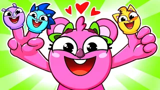 The Finger Family Song 🖐😃 | Family Time | Funny Kids Songs 😻🐨🐰🦁 by Baby Zoo TV