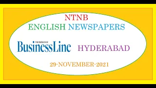 BUSINESS LINE HYDERABAD 29 NOVEMBER 2021 MONDAY