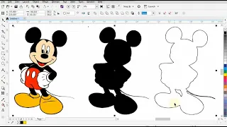 How to Create Image Outline for Laser & Venyl Cutting | Make File for Laser Machine in Corel Draw