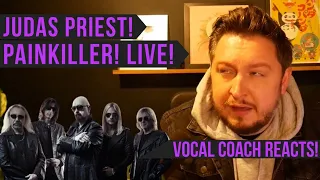 Vocal Coach Reacts! Judas Priest! Painkiller! Live!