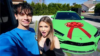 Her Car Got STOLEN.. So I Surprised her with A NEW Lamborghini