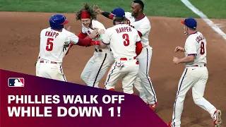 Phillies walk off on 2-run hit from Alec Bohm on exciting play at plate! | Full inning