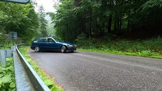 Mountain Drifting - one outside shot - BMW E36 Touring M52TUB28 #drifting