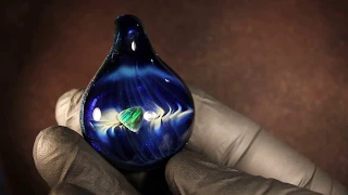 Cosmic Cast--- Boro Glass Fumed Opal Pendant by Nathan Snyder!