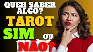 Tarot sim ou não? Mentalize sua pergunta o tarot responde!