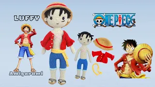 LUFFY ONE PIECE AMIGURUMI 🥰💕 Monkey D Luffy - ANIME