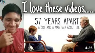 Indian adult teenager reacts to @facts 57 Years Apart a boy and a man talk about life