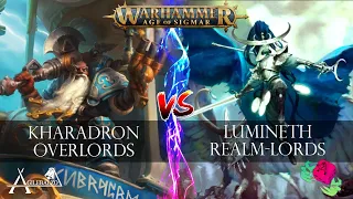 [ITA] Lumineth Realm-Lords VS Kharadron Overlords - Battle Report Age of Sigmar