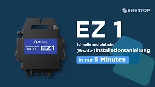 APsystems EZ1 (Ersatz-) Installation in 5 Minuten